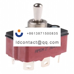 3647NF 2 APEM Knob Switch  DPST   O