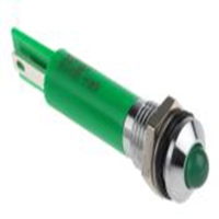 207-191_RS PRO Green Panel Mount In