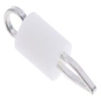 262-2040_RS PRO 1mm White Terminal 