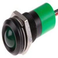 722-7429_RS PRO Green Panel Mount I