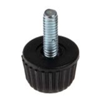 830-4145_RS PRO Black Knurled Clamp