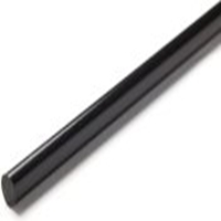 282-0648_RS PRO Black Nylon Rod, 1m