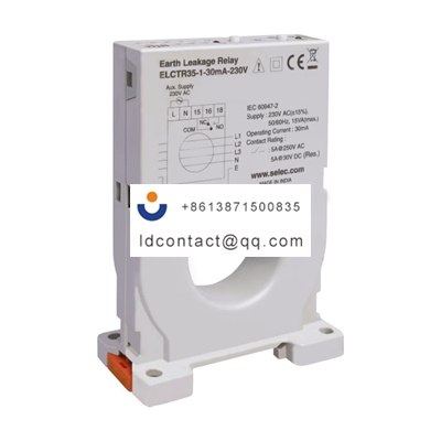 ELCTR35-1-30MA-230V _ Selec Controls USA Inc. _ EARTH LEAKAGE RELAY WITH INBUILT