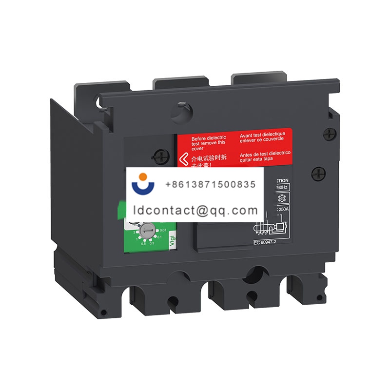 NSX250 200-440VAC 0.03-30A 3P漏电保护模块 Schneider product image