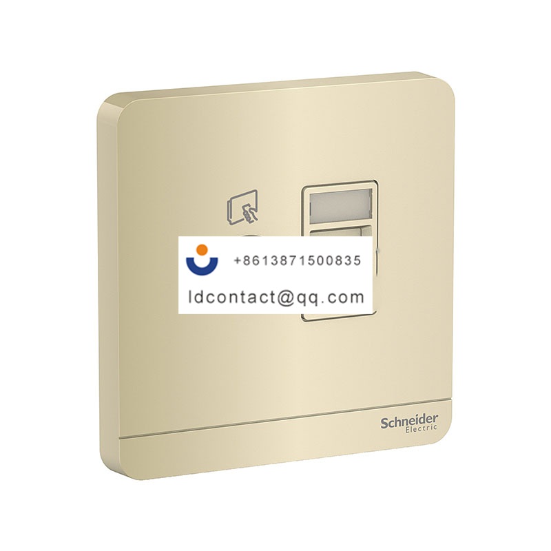 单联电视+带保护门超五类信息插座,薄暮金 Schneider product image