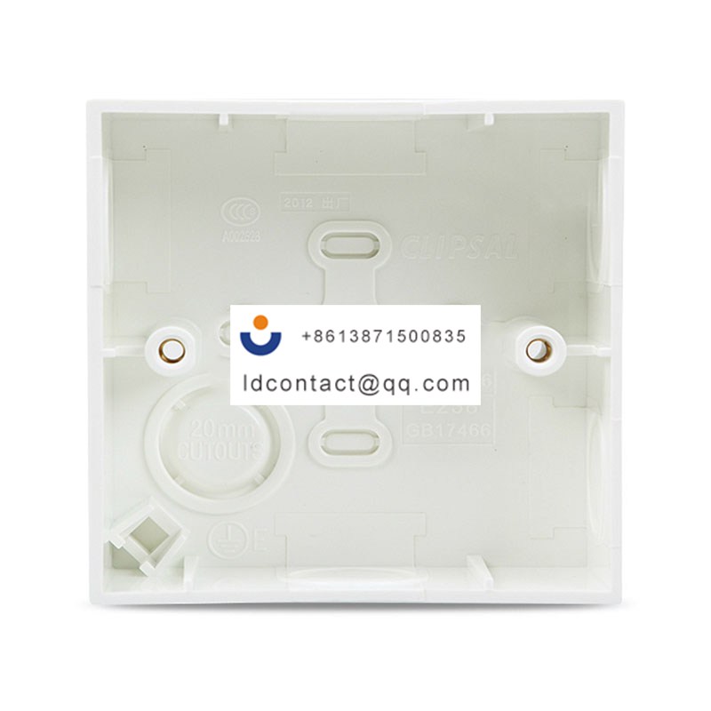 单联明装胶盒（86x86x35mm） Schneider product image