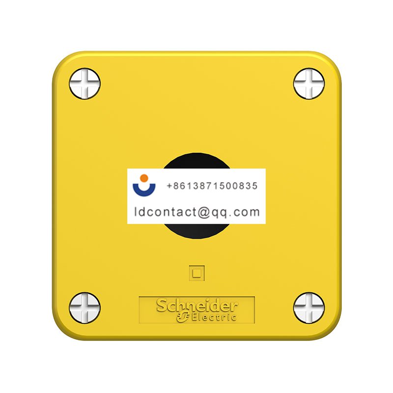 塑料空按钮盒,黄/黑,1个Ø22开孔,50mm内深 Schneider product image
