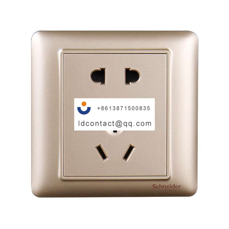10A 250V 二/三极插座_金色 Schneider product image