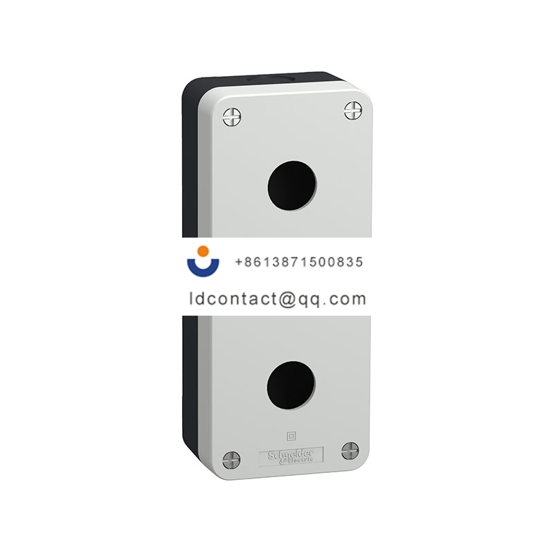 塑料空按钮盒,灰/黑,3个Ø22开孔,50mm内深 Schneider product image