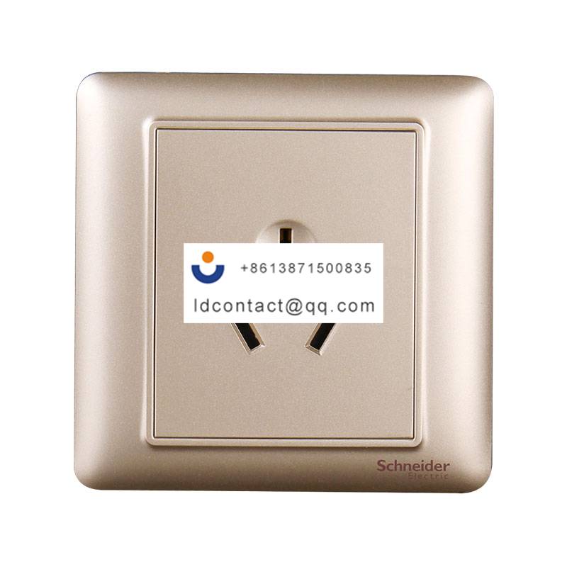 16A 250V 三极扁脚插座_金色 Schneider product image