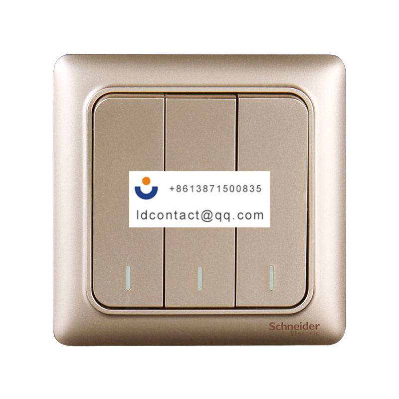 10AX 250V 三位跷板式单控开关_金色 Schneider product image