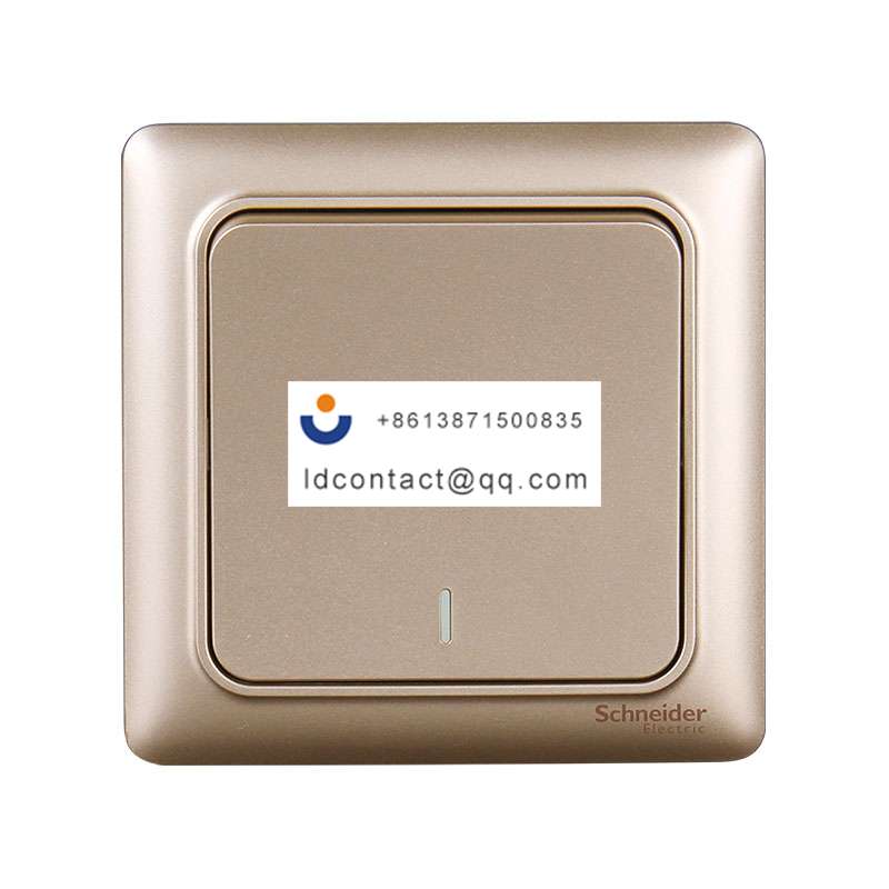 10AX 250V 一位跷板式单控开关_金色 Schneider product image