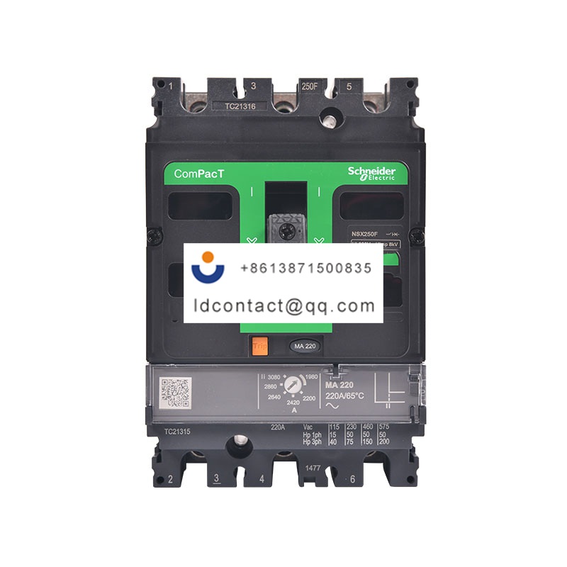 NSX250F 36kA AC 3P3D 220A MA Schneider product image