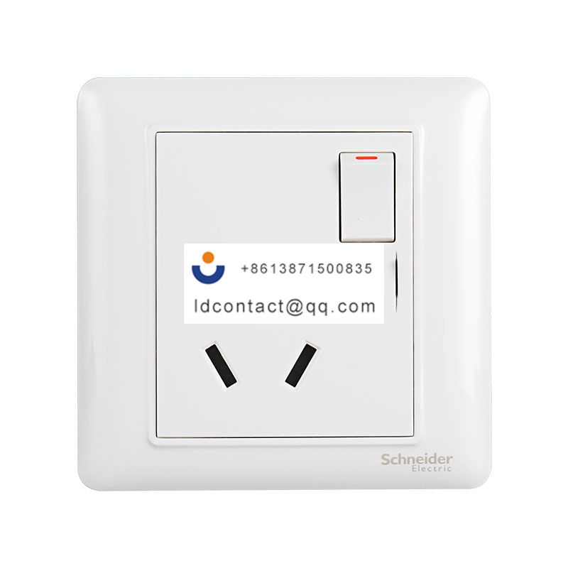 16A 250V 三极扁脚插座连开关 Schneider product image
