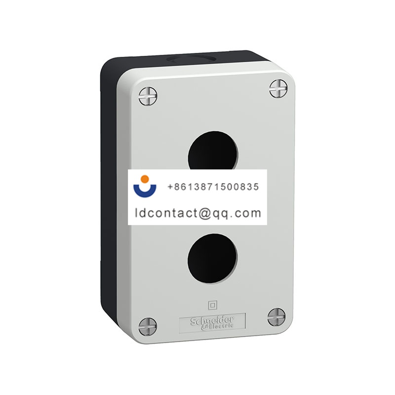 塑料空按钮盒,灰/黑,2个Ø22开孔,50mm内深 Schneider product image