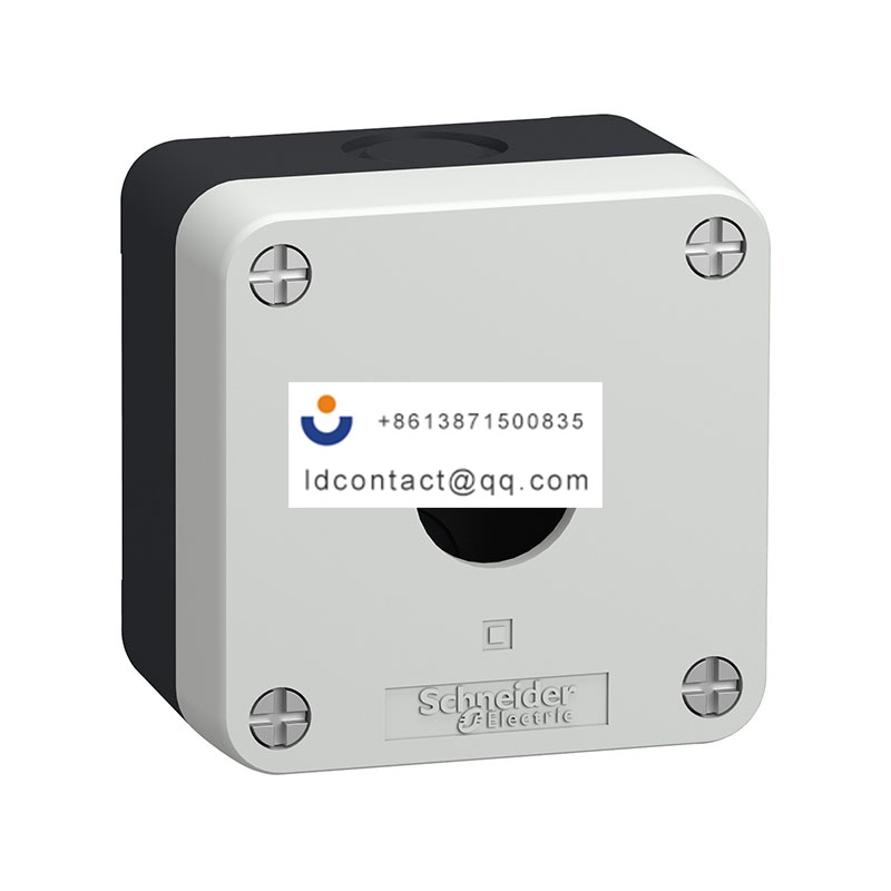 塑料空按钮盒,灰/黑,1个Ø22开孔,50mm内深 Schneider product image