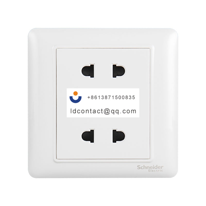 10A 250V 双联二极扁圆插座 Schneider product image