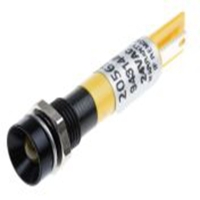 205-612_RS PRO Yellow Panel Mount I