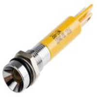 208-194_RS PRO Yellow Panel Mount I