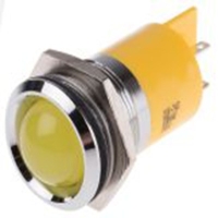 210-743_RS PRO Yellow Panel Mount I