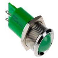 211-601_RS PRO Green Panel Mount In