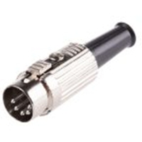 491-172_RS PRO 5 Pole Din Plug, 1A,