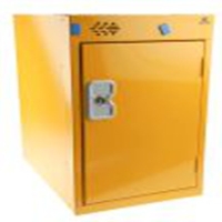 763-464_RS PRO 1 Door Steel Yellow 