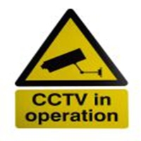 763-1516_RS PRO White PP CCTV Sign,