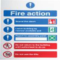 763-1888_PP Fire Safety Sign, Fire 