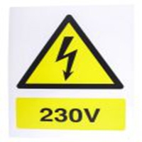 917-5437_RS PRO Electrical Hazard W
