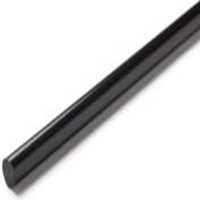 282-0676_RS PRO Black Nylon Rod, 1m