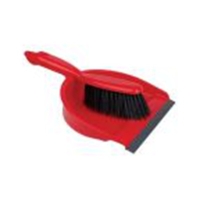 227-914_RS PRO Red Dustpan & Brush 
